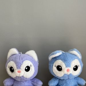 Кошка мягкая игрушка мал голубая